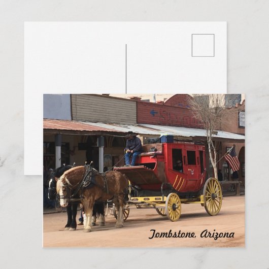 Tombstone, Arizona Briefkaart (Voorkant / Achterkant)