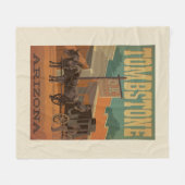 Tombstone, Arizona Fleece Deken (Voorkant (Horizontaal))