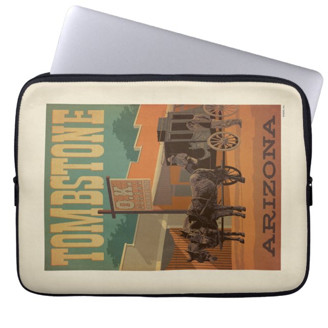Tombstone, Arizona Laptop Sleeve (Voorkant)