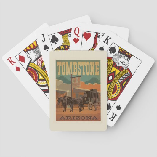Tombstone, Arizona Pokerkaarten (Achterkant)