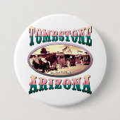 Tombstone Arizona Ronde Button 7,6 Cm (Voorkant)