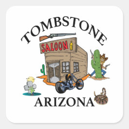 Tombstone, Arizona Vierkante Sticker