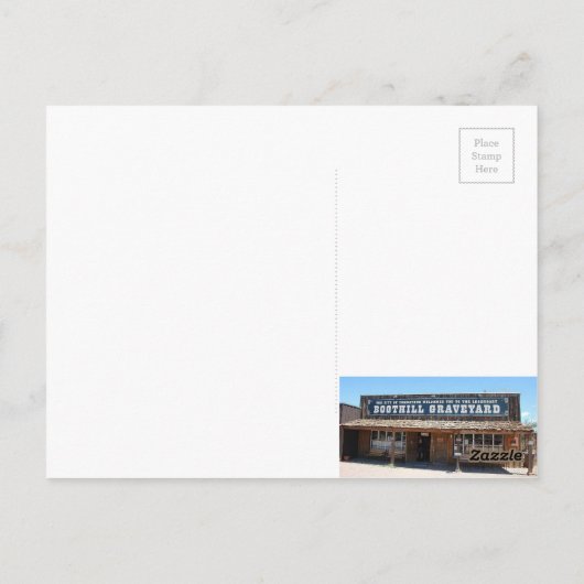 Tombstone AZ Briefkaart (Achterkant)