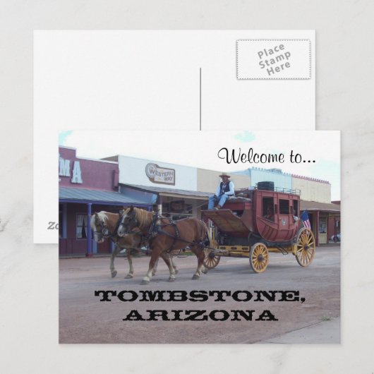 Tombstone, Az Briefkaart (Voorkant / Achterkant)