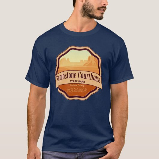 Tombstone Courthouse State Park Cochise County T-shirt (Voorkant)
