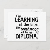 Tombstone Diploma Briefkaart (Voorkant / Achterkant)