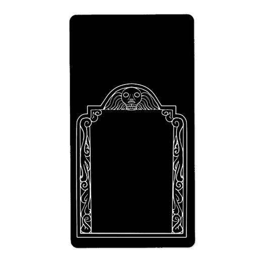 Tombstone Etiket (Voorkant)