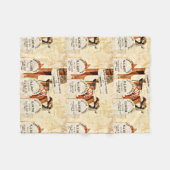 Tombstone Graves Small Fleece Blanket (Voorkant (Horizontaal))