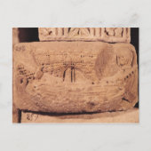 Tombstone met een visboot briefkaart (Voorkant)