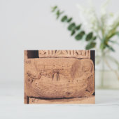 Tombstone met een visboot briefkaart (Staand voorkant)