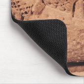 Tombstone met een visboot muismat (Hoek)