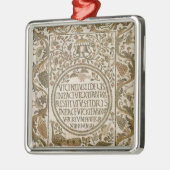 Tombstone met epitaph metalen ornament (Links)