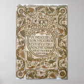 Tombstone met epitaph poster (Voorkant)