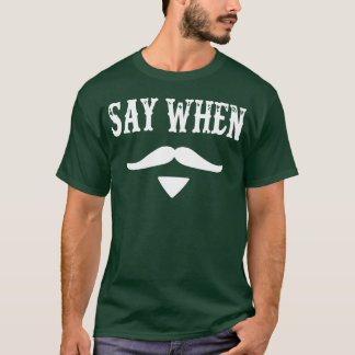 Tombstone Quote Zeg Wanneer familie T-shirt