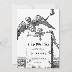 Tombstone RIP Twenties 20s Grappig 30e verjaardag Kaart