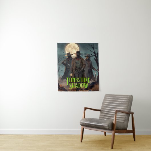 Tombstone Shadow Tapestry #1 Wandkleed (In situ)