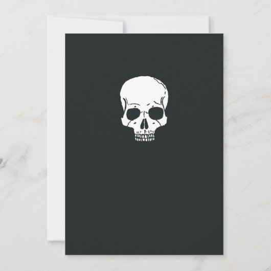 Tombstone & Skull RIP 20's 30e verjaardag Kaart (Achterkant)