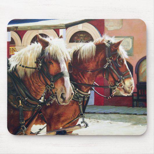 Tombstone Stagecoach Horses Muismat (Voorkant)