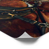 Tombstone Stagecoach Horses Poster (Hoek)