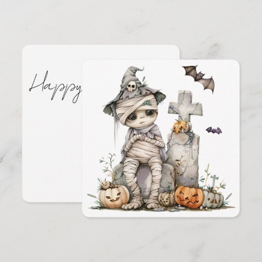 Tombstone Tangle - Mummy in het Pet van een heks (Voorkant / Achterkant)