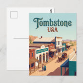 Tombstone USA Briefkaart (Voorkant / Achterkant)