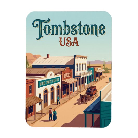 Tombstone USA Magneet (Verticaal)