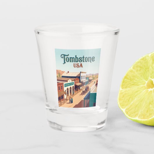 Tombstone USA Shot Glas (Voorkant)