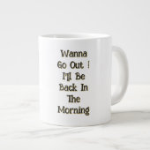 Tomcat, foto en naam , grappige tekst grote koffiekop (Voorkant rechts)