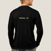 Tomcat, foto en tekst , grappige tekst, Tri-Blend shirt (Achterkant volledig)