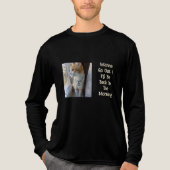 Tomcat, foto en tekst , grappige tekst, Tri-Blend shirt (Voorkant volledig)
