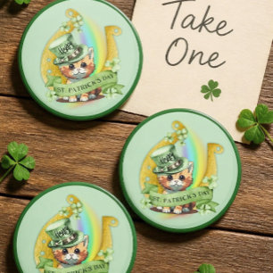 Tomcat Gelukkige St. Patrick's Dag Magneet