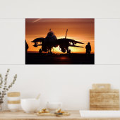 Tomcat in de Golf van Alaska Poster (Keuken)