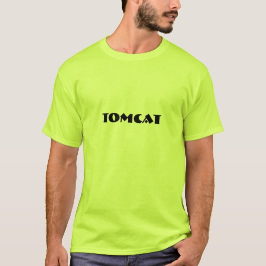 Tomcat Mannen Basic T-Shirt (Voorkant)