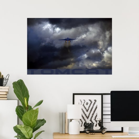 Tomcat Poster (Thuiskantoor)