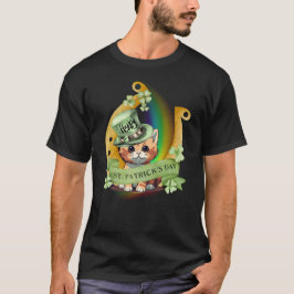 Tomcat St. Patrick's Day T-shirt Gelukkig
