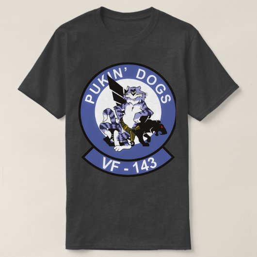 Tomcat VF143 Pukin Dogs T-shirt (Design voorkant)