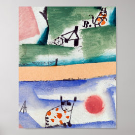 Tomcat's Turf: Paul Klee 1919 Poster
