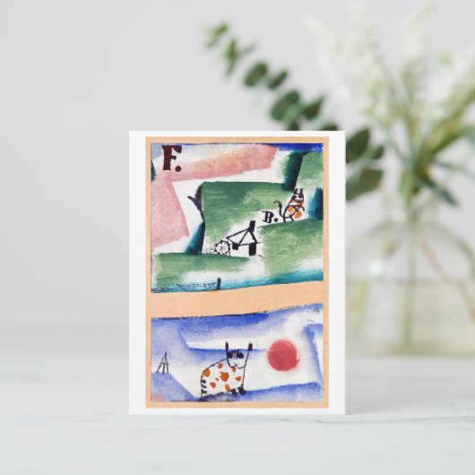 Tomcat's Turf, Paul Klee Briefkaart (Staand voorkant)