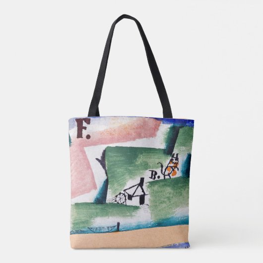 Tomcat's Turf, Paul Klee Canvas tas (Achterkant)