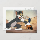 Tome en Jerry Plunger Briefkaart (Voorkant / Achterkant)