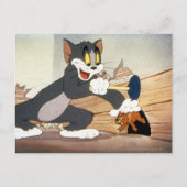Tome en Jerry Plunger Briefkaart (Voorkant)