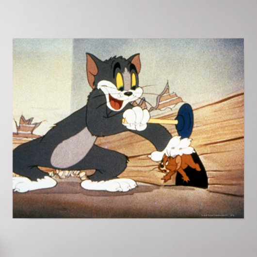 Tome en Jerry Plunger Poster (Voorkant)