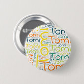 Tomi Ronde Button 5,7 Cm (Voorkant /achterkant)