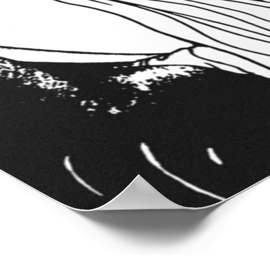 Tomie Junji Ito Reading Poster (Hoek)