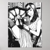 Tomie Junji Ito Reading Poster (Voorkant)