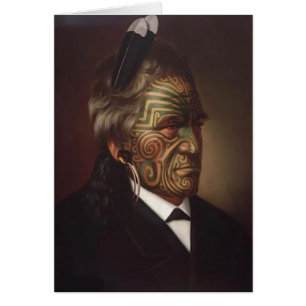 'Tomika Te Mutu' - Gottfried Lindauer-kaart