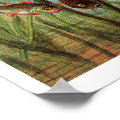 Tommelise very desolate on the water lily leaf, in poster (Hoek)