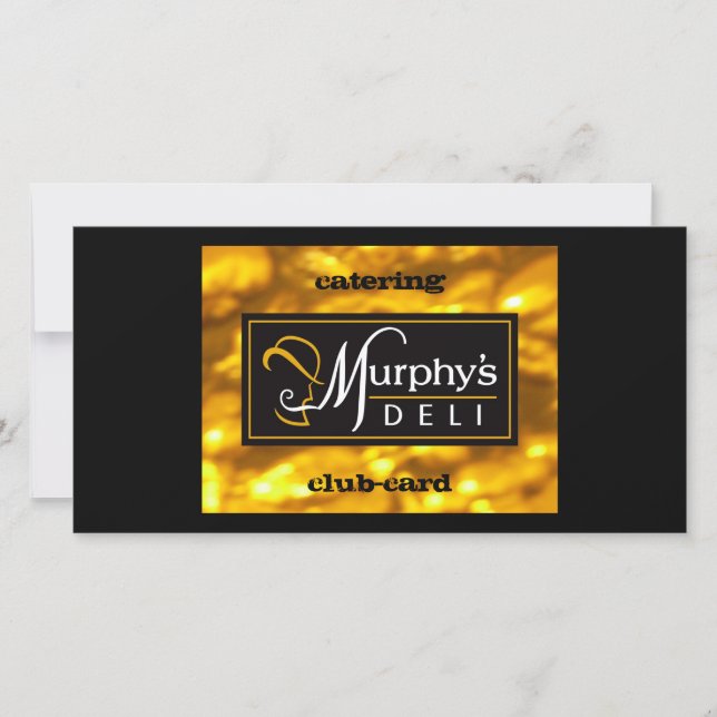 tommodex 2012 murphy ' s deli catering club card (Voorkant)