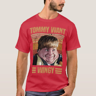 Tommy Boy Likeyommy Want Wingy Vintage vrienden T-shirt
