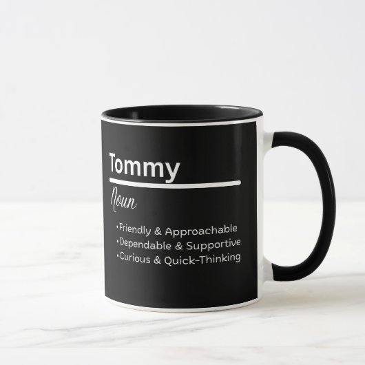 Tommy Boy Name Definition Personalized Mug Mok (Rechts)
